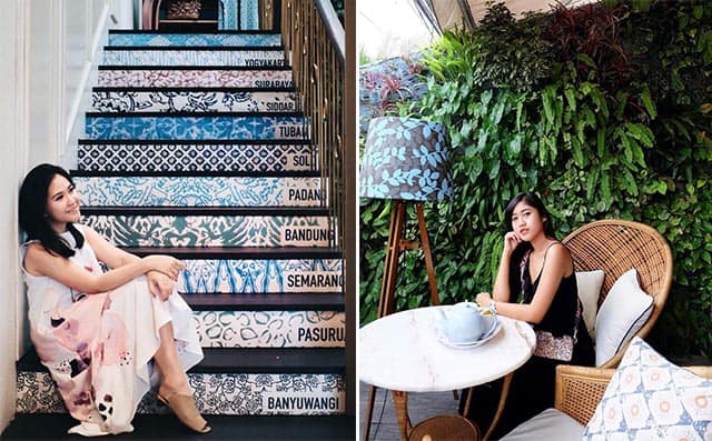 Interior Shot of Batik Restaurant with Instagram Influencers